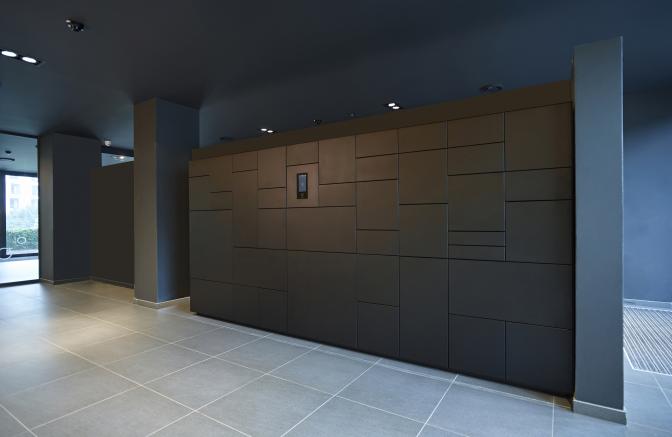 eSafe Wall pakketbrievenbus ensemble The horizon Brussel Home invest