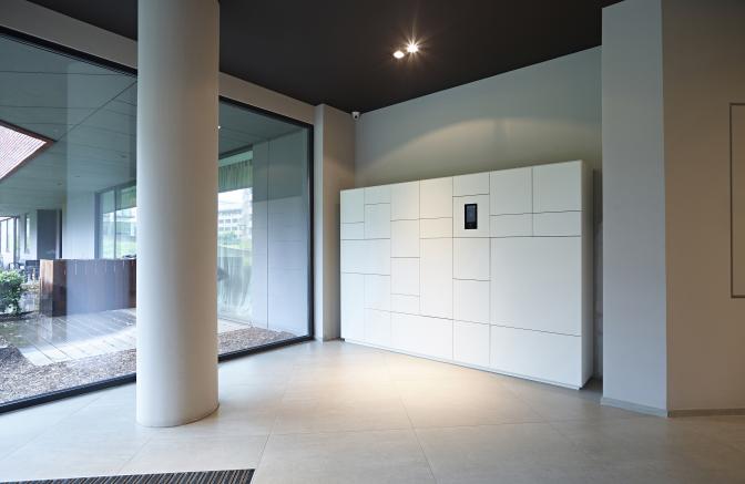 eSafe Wall pakketbrievenbus ensemble The inside Brussel Home invest